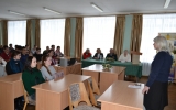 Богданова О.Ф., специалист по идеологической работе открывает встречу