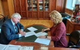 Подписание договора между БГУТ и ФГАНУ НИИХП