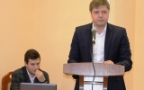 автор пленарного доклада Бибиков Е.В., студент 4 курса гр. ТХВ-151