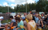 Не все желающие продегустипровать и оценить уху, приготовленную студентами МГУП, смогли уместиться на площадке конкурса