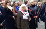 Делегация БГУТ приняла участие в церемонии перезахоронения жертв геноцида фото 1