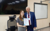 Награждение участников конференции, Клейн Е.Э. РЭУ им. Г.В. Плеханова