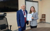 Награждение участников конференции, Трофименко Т.В. ст.препод.кафедры ТПОПМ БГУТ
