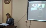 Онлайн выступление ст. преподавателя кафедры ТОТ И.П. Стасевич на секции №1
