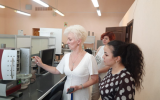 Посещение научной отраслевой лаборатории зерновых продуктов с директором ИПК Урбанчик Еленой Николаевной