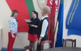 Вручение диплома о переподготовке Синица Оксане Олеговне
