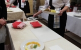 skill test приготовление и подача фруктовой тарелки, конкурсанты