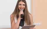 Ведущая Слёта выпускников-2016, Елизавета Паршина