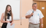 Выпускник, ныне главный инженер Краснознаменского комбикормового завода Смешков Виталий Владимирович