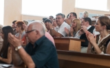 Зрители концерта: выпускники, преподаватели, сотрудники университета