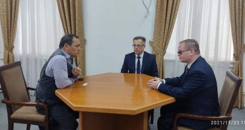 Встреча и переговоры с руководством Ташкентского химико-технологического института