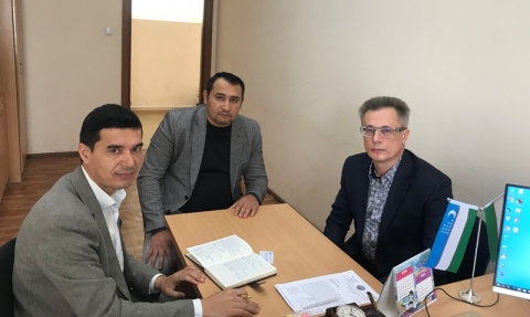 Встреча и переговоры с руководством и специалистами Ташкентского химико-технологического института