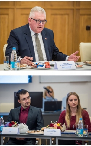 Встреча молодых ученых с Министром образования Республики Беларусь Карпенко И.В.