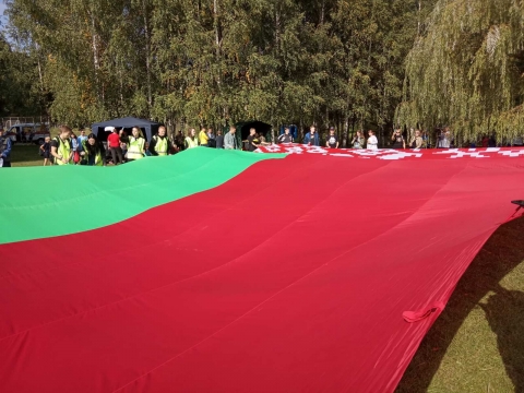 Легкоатлетический забег «За единую Беларусь»