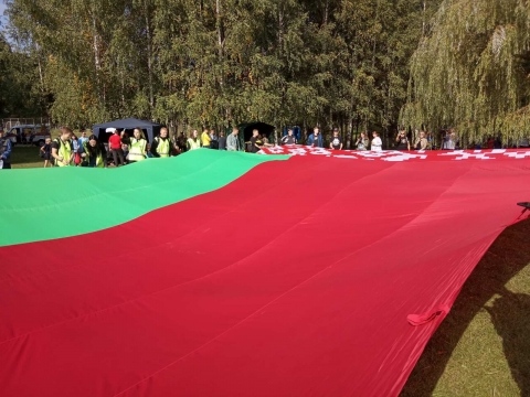 Легкоатлетический забег «За единую Беларусь»