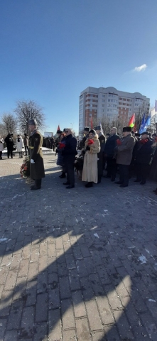 В митинге приняли участие сотрудники и студенческая молодёжь университета